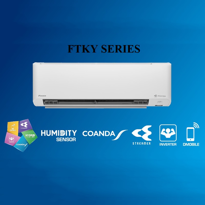MÁY LẠNH DAIKIN FTKY SERIES - MÁT LẠNH TRONG LÀNH, THOẢI MÁI TỐI ĐA